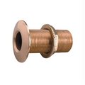Superjock 3/4 Inch Thru-Hull Fitting with Pipe Thread Bronze MADE IN THE USA SU2560301
